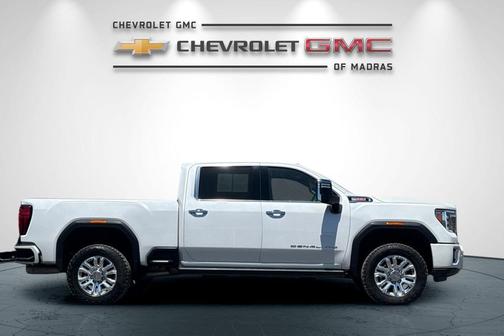 White Frost Tricoat 2022 GMC Sierra 3500 Denali