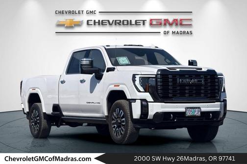 White Frost Tricoat 2024 GMC Sierra 3500 Denali