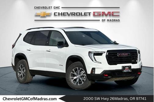 Summit White 2026 GMC Acadia AT4 AWD