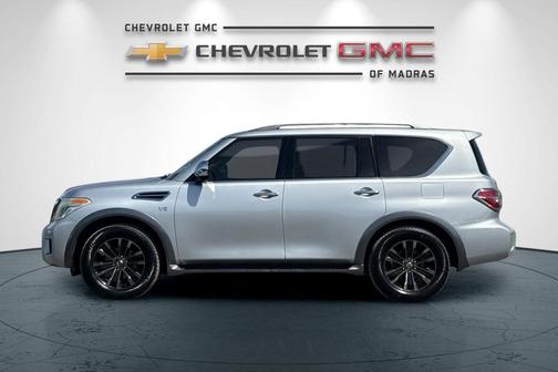Brilliant Silver 2017 Nissan Armada Platinum