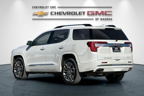 White Frost Tricoat 2021 GMC Acadia Denali