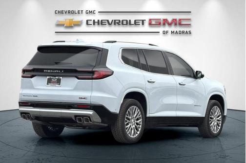 Glacier White Tricoat 2026 GMC Acadia Denali