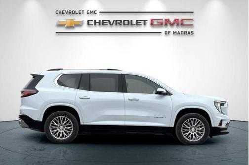 Glacier White Tricoat 2026 GMC Acadia Denali