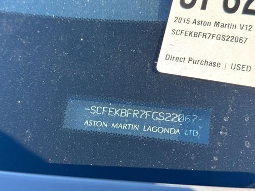 2015 Aston Martin V12 Vantage S Base