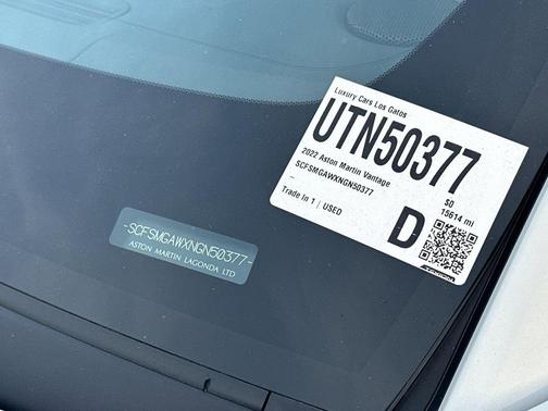 2022 Aston Martin Vantage F1 Edition