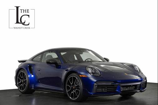 Gentian Blue Metallic 2022 Porsche 911 Turbo S