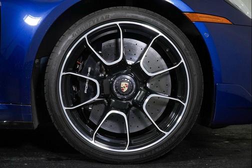 Gentian Blue Metallic 2022 Porsche 911 Turbo S