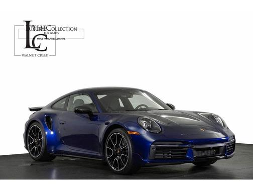 Gentian Blue Metallic 2022 Porsche 911 Turbo S