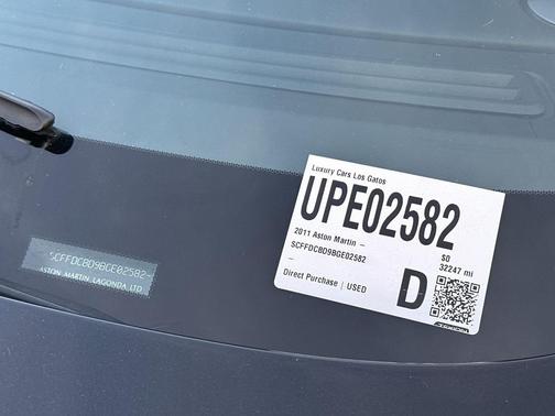 2011 Aston Martin DBS Carbon Black