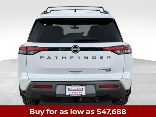 White Pearl 2026 Nissan Pathfinder Platinum
