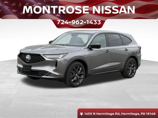 Liquid Carbon Metallic 2024 Acura MDX A-SPEC