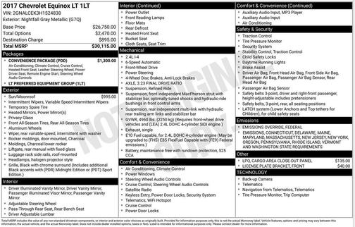 2017 Chevrolet Equinox 1LT