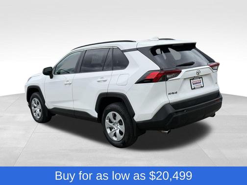 Super White 2019 Toyota RAV4 LE
