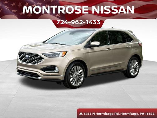 Desert Gold Metallic 2020 Ford Edge Titanium