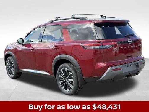 Scarlet 2026 Nissan Pathfinder Platinum