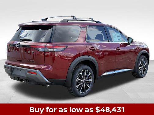 Scarlet 2026 Nissan Pathfinder Platinum