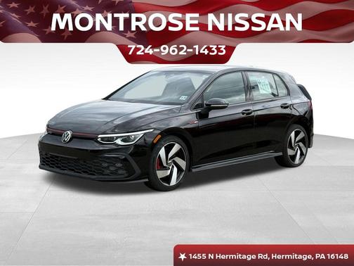 Deep Black Pearl 2024 Volkswagen Golf GTI 2.0T S DSG