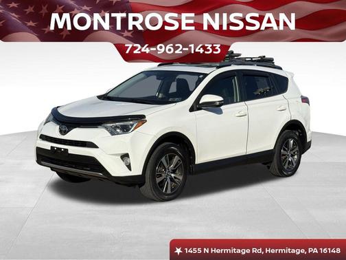 Super White 2017 Toyota RAV4 XLE