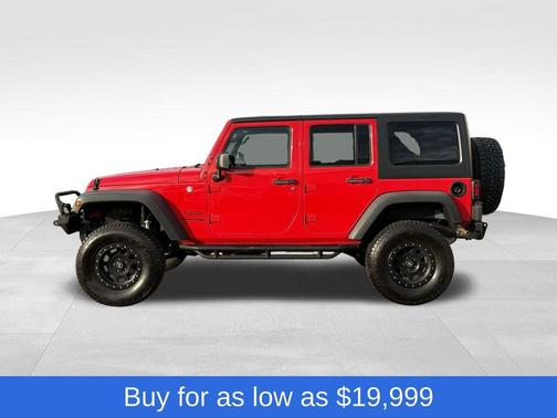 Firecracker Red Clearcoat 2018 Jeep Wrangler JK Unlimited Sport
