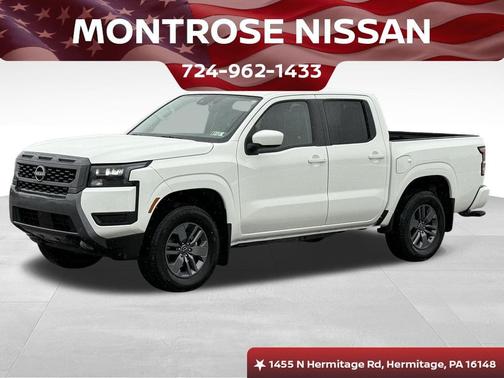 White 2026 Nissan Frontier SV