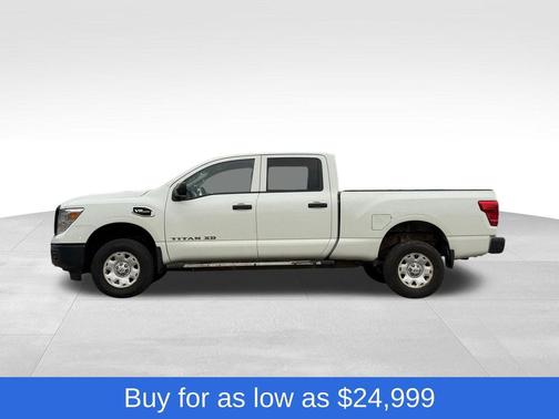 Glacier White 2018 Nissan Titan XD S