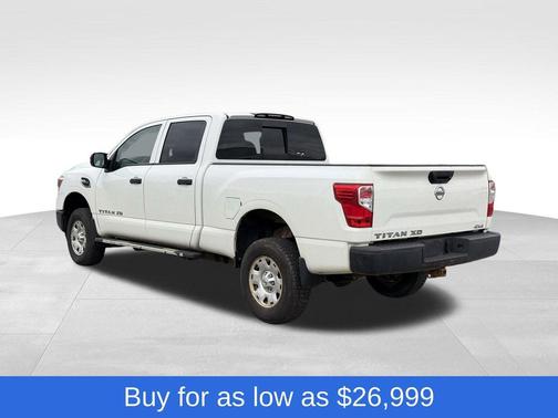 Glacier White 2018 Nissan Titan XD S