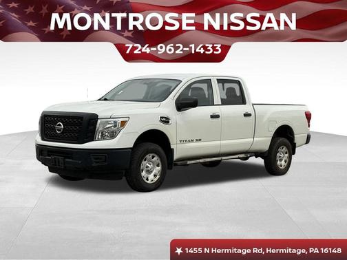 Glacier White 2018 Nissan Titan XD S