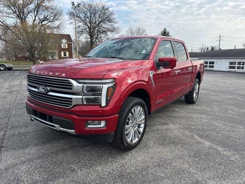 Red Metallic 2025 Ford F-150 Platinum
