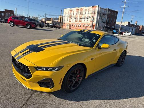 Yellow 2024 Ford Mustang GT Premium
