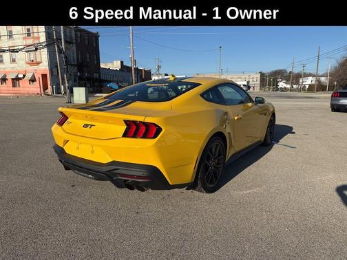 Yellow 2024 Ford Mustang GT Premium