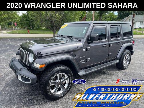 Granite Crystal Clearcoat Metallic 2020 Jeep Wrangler Unlimited Sahara