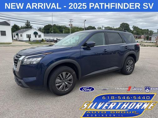 Deep Ocean Blue 2025 Nissan Pathfinder SV