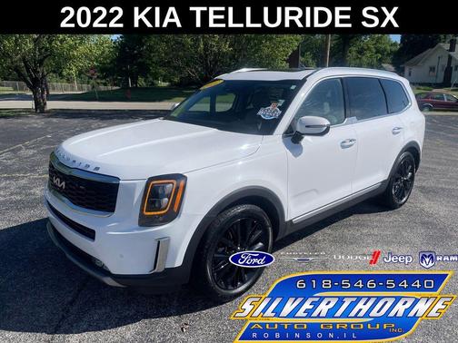 Glacial White Pearl 2022 Kia Telluride SX