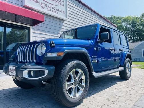 Ocean Blue Metallic 2020 Jeep Wrangler Unlimited Sahara