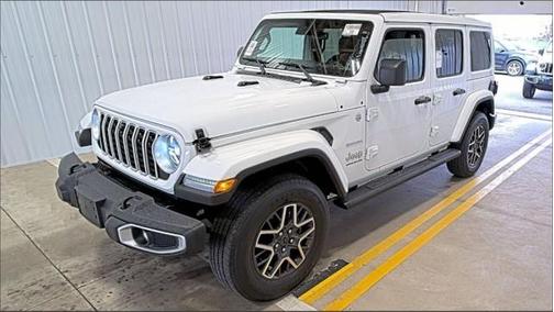 Bright White Clearcoat 2024 Jeep Wrangler Sahara
