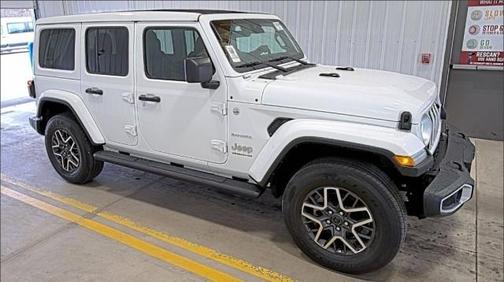 Bright White Clearcoat 2024 Jeep Wrangler Sahara