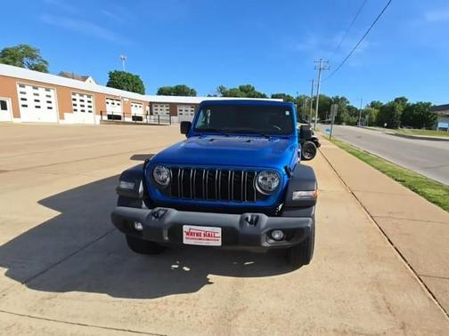 Hydro Blue Pearlcoat 2024 Jeep Wrangler Sport