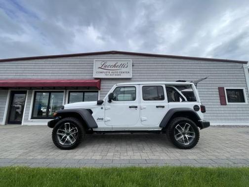 Bright White Clearcoat 2024 Jeep Wrangler 4xe Sport