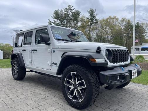 Bright White Clearcoat 2024 Jeep Wrangler 4xe Sport