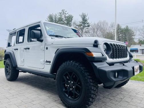 Bright White Clearcoat 2024 Jeep Wrangler Sport