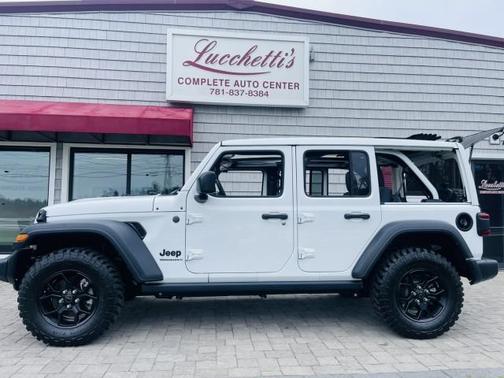 Bright White Clearcoat 2024 Jeep Wrangler Sport
