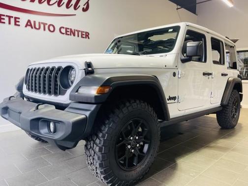 Bright White Clearcoat 2024 Jeep Wrangler Sport