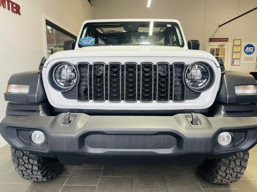 Bright White Clearcoat 2024 Jeep Wrangler Sport