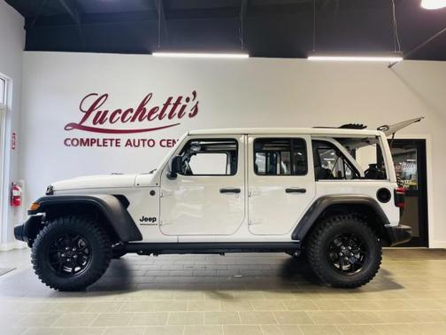 Bright White Clearcoat 2024 Jeep Wrangler Sport