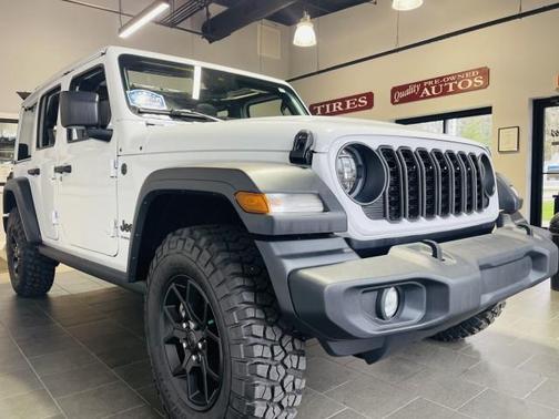Bright White Clearcoat 2024 Jeep Wrangler Sport