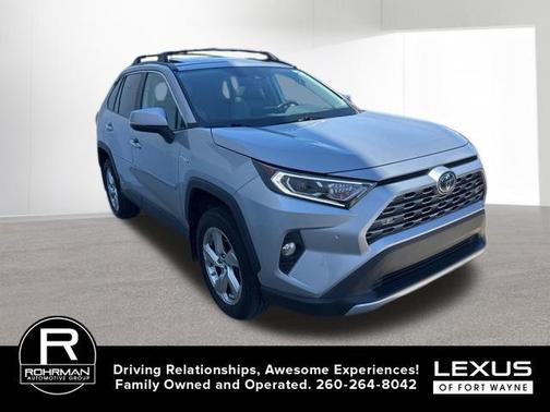 Silver Sky Metallic 2019 Toyota RAV4 Hybrid Limited