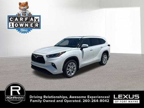 Wind Chill Pearl 2022 Toyota Highlander Limited
