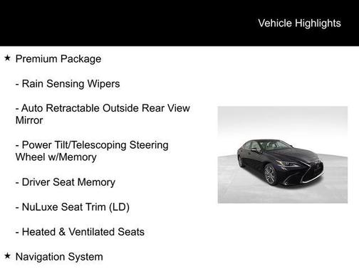2020 Lexus ES 350 Base