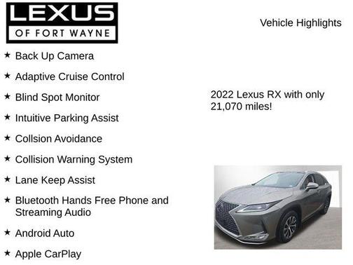 2022 Lexus RX 350 Base
