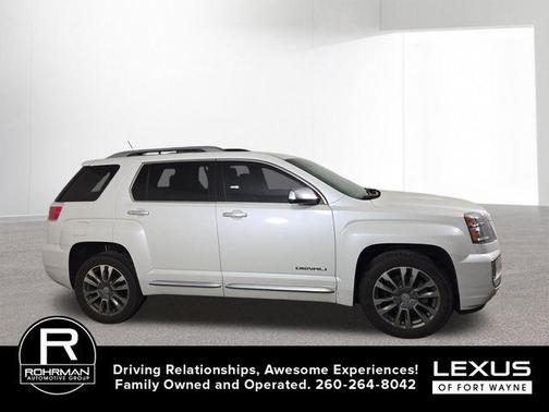 White Frost Tricoat 2016 GMC Terrain Denali